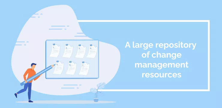 A large repository of change management resources