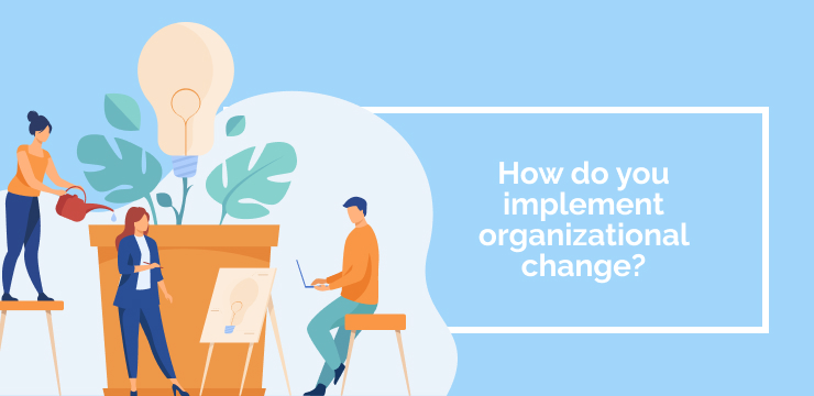 How do you implement organizational change_
