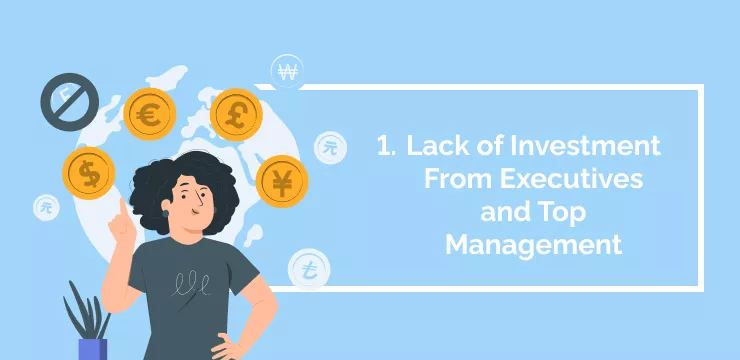 Lack of Investment From Executives and Top Management