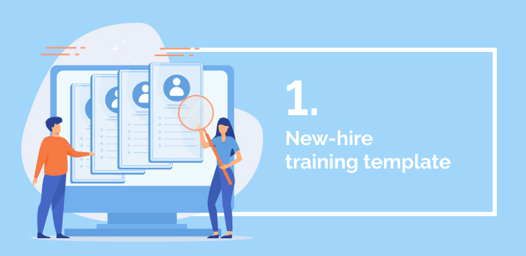 1 New-hire training template
