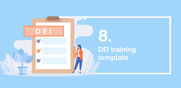 8 DEI training template