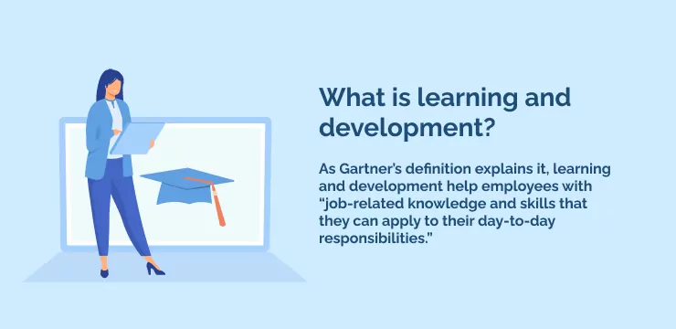 What is learning and development_