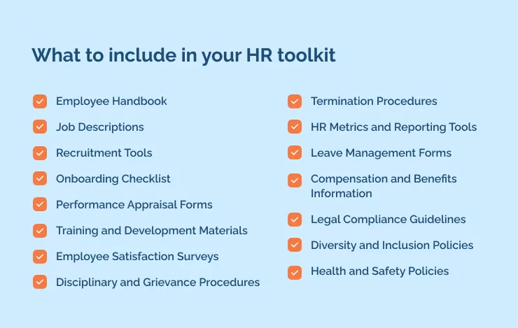 What to include in your HR toolkit