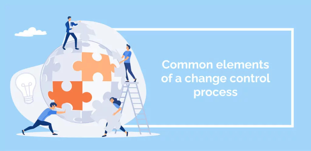 Common elements of a change control process