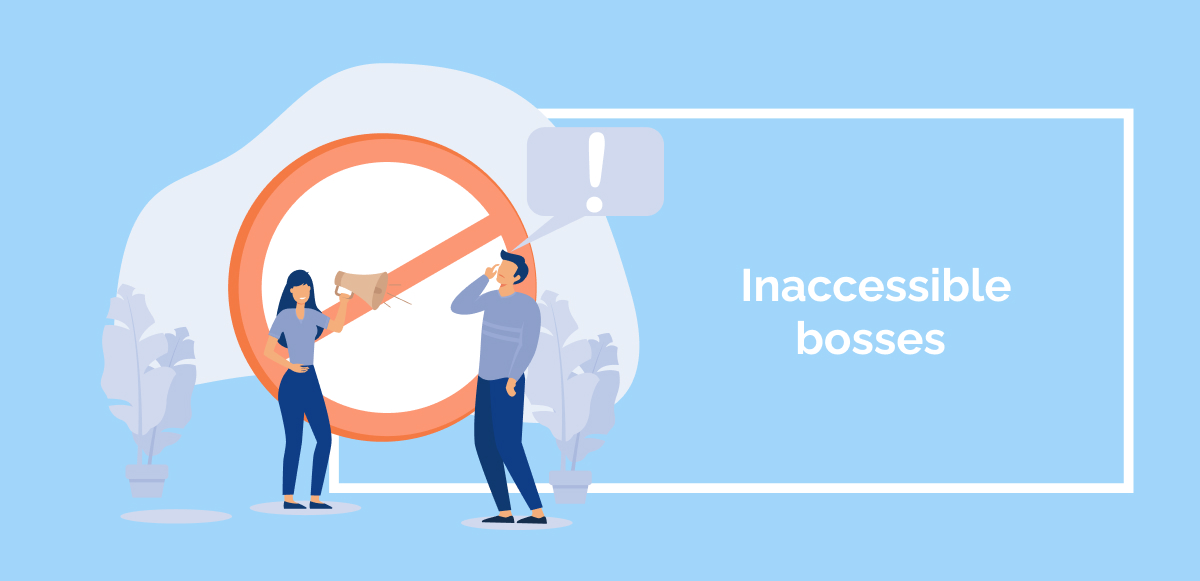 Inaccessible bosses