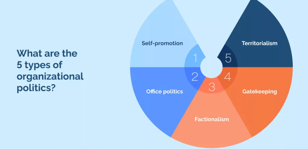 What are the 5 types of organizational politics_