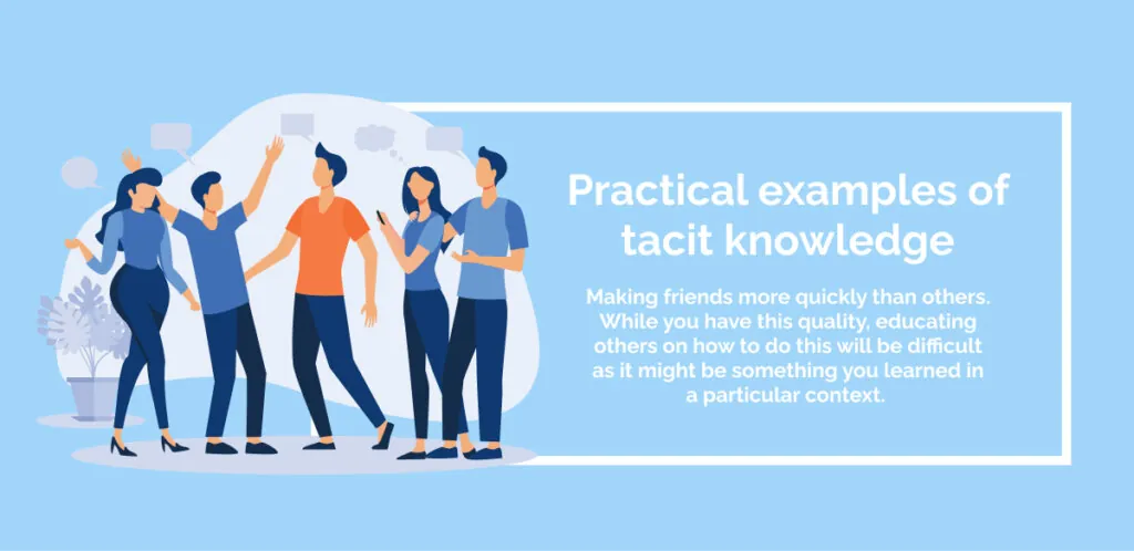 Practical examples of tacit knowledge