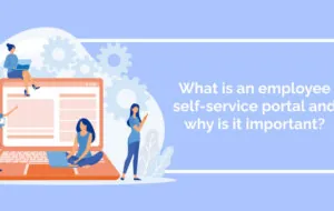 What is an employee self-service portal and why is it important?